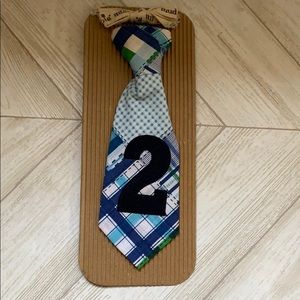 Mud Pie Birthday Tie Age 2